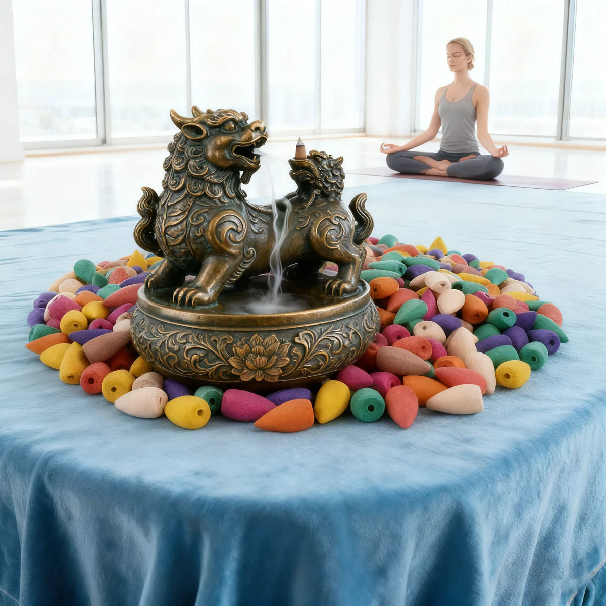 Backflow Incense Cones – 50-Piece Scent Collection