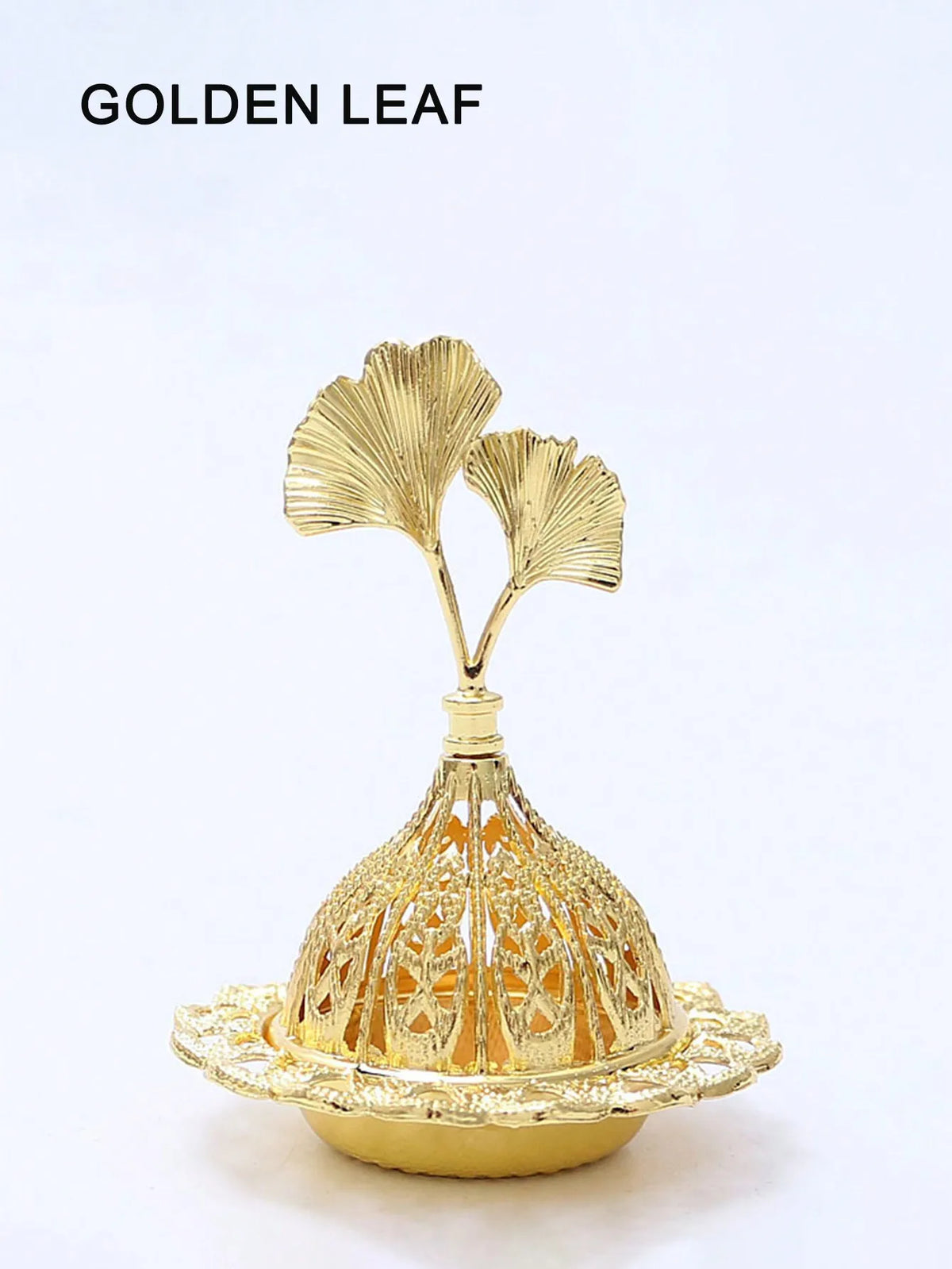 Golden Mini Incense Burner – Sacred Ritual & Meditation Decor