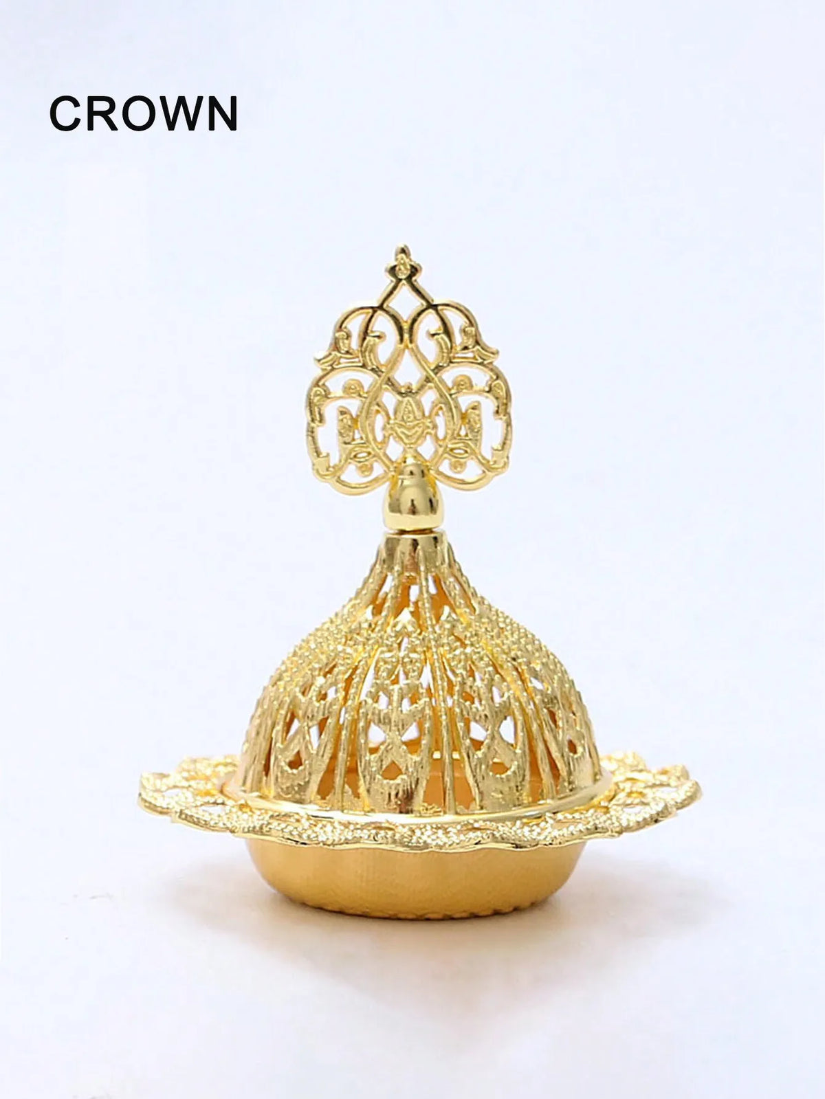 Golden Mini Incense Burner – Sacred Ritual & Meditation Decor