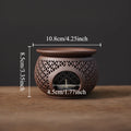 Ceramic Carved Incense Burner – Aromatherapy & Home Ritual Decor