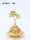 Golden Mini Incense Burner – Sacred Ritual & Meditation Decor