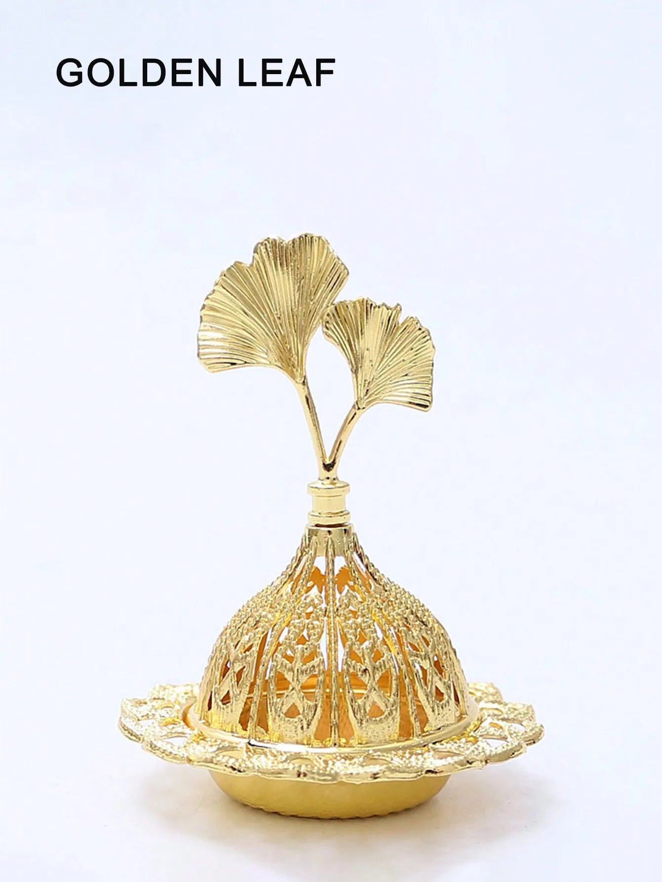 Golden Mini Incense Burner – Sacred Ritual & Meditation Decor