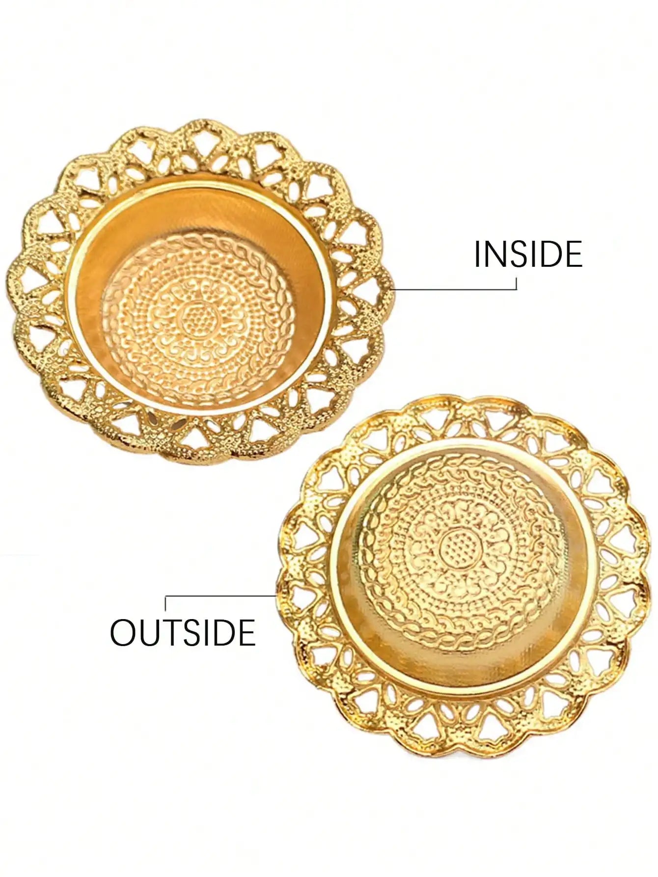Golden Mini Incense Burner – Sacred Ritual & Meditation Decor