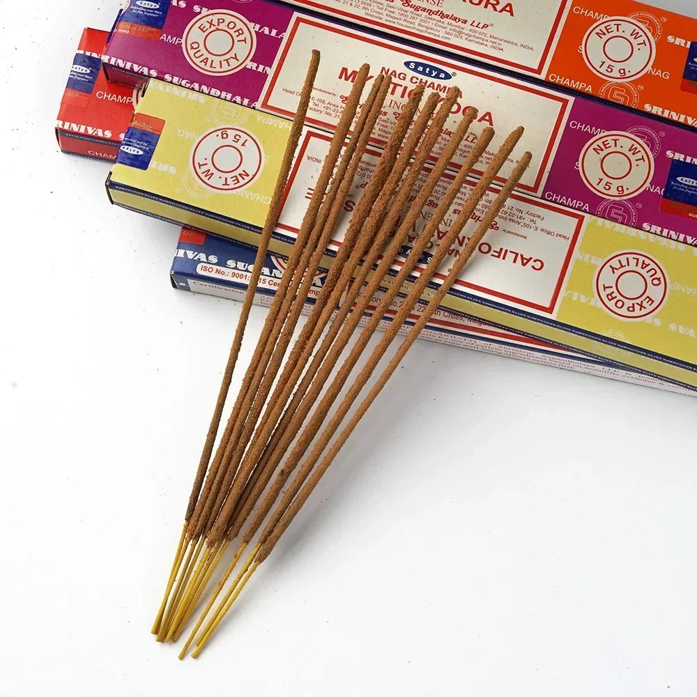 Sacred Nag Champa Incense Sticks – 6 Scent Collection